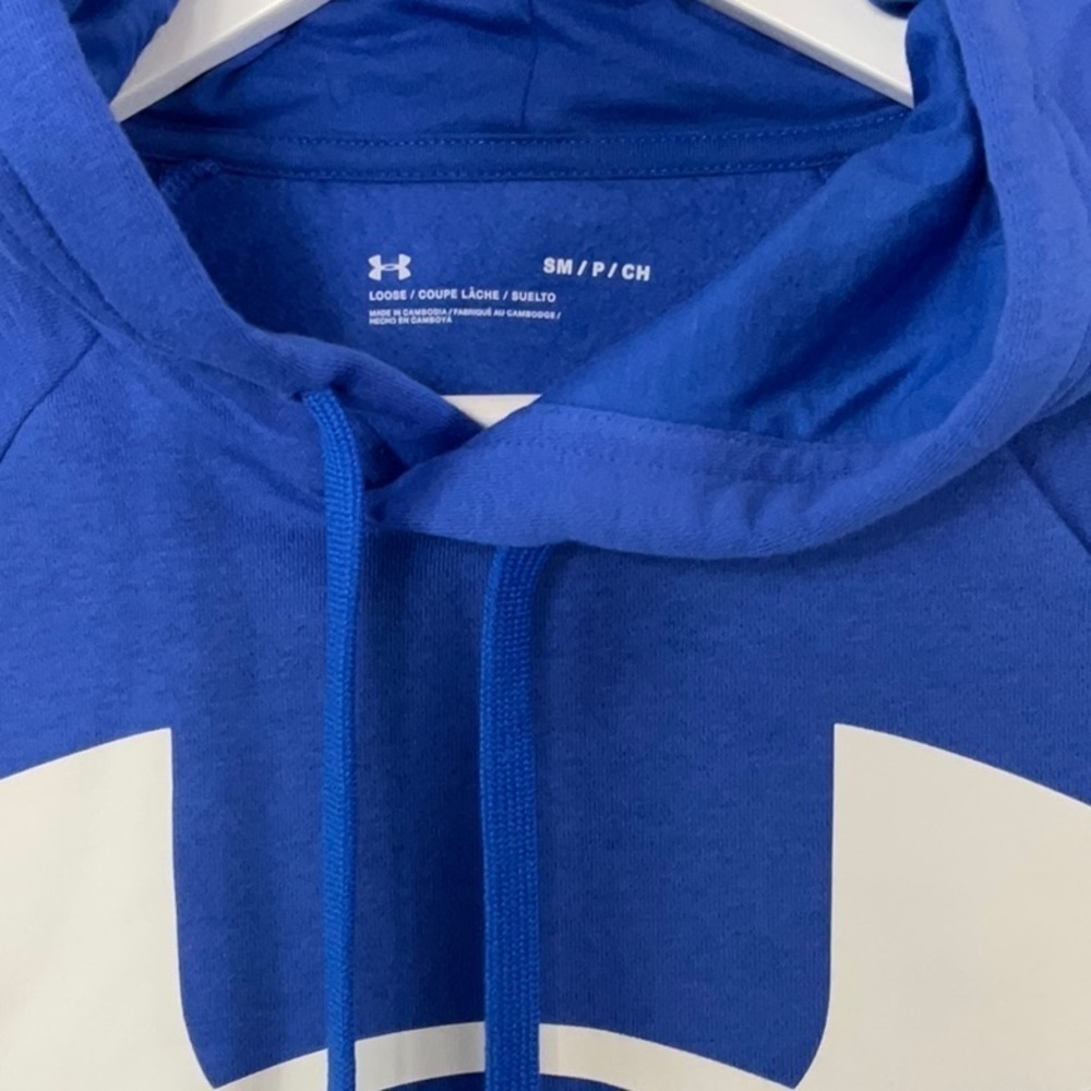 Men's UA Rival Fleece Big Logo Hoodie - Picture 3 of 8